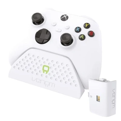 Imagen de Venom Base de Carga con batería Recargable Blanca (Xbox Series X &amp; S/Xbox One)