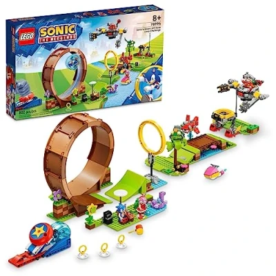Imagen de LEGO 76994 Sonic The Hedgehog Sonic: Desafío del Looping de Green Hill Zone, Juego Construcción para Niños y Niñas con 9 Personajes, Incluidas Las Figuras Dr. Eggman Amy
