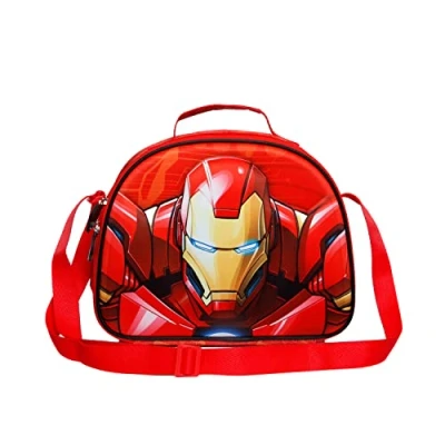 Imagen de Karactermania IRON MAN Stark 3D Lunch Bandolera para niños, Talla: One Size, Multicolor
