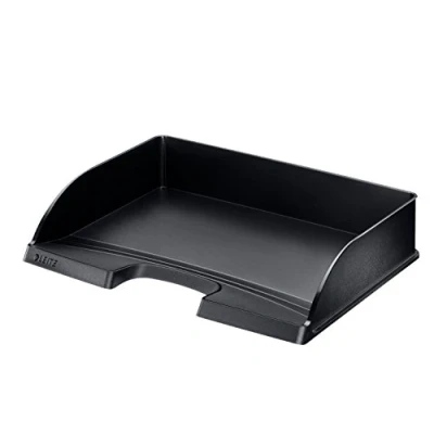 Imagen de LEITZ Bandeja Portadocumentos Plus, Apaisada, A4 y Folio, Negro, 52180095, Estándar Apaisada
