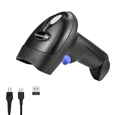 Imagen de NetumScan Escáner de código barras 2D inalámbrico lector portátil Escanear QR PDF417 DataMatrix Maxicode para PC Computer NSL8