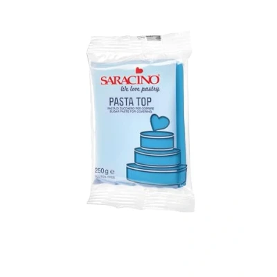 Imagen de Saracino Top Celeste Cobertura Fondant 250g Made in Italy
