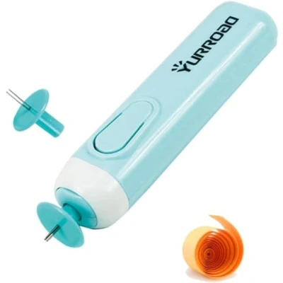 Imagen de YURROAD Herramientas Quilling, 2 in 1 Herramienta Filigrana Eléctrica, Pluma Quilling Eléctrico, Pen Electrica para Papel Manualidades, Eléctrica