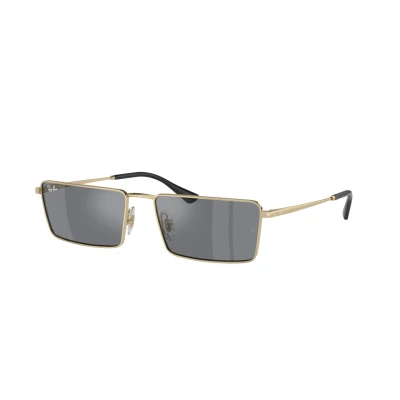 Imagen de Ray Ban EMY Unisex Gafas de sol Light goldcoloured/dark grey, Talla: 59, gold coloured/dark grey