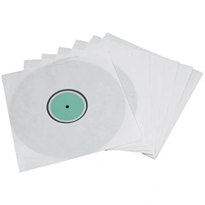 Imagen de HAMA 10 Fundas para CD o DVD (Fundas de Plástico, Cubierta Protectora Blanca con Ventana Transparente, Agujero Perforado a Ambos Lados? Color Transparente