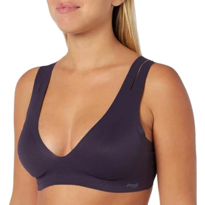 Imagen de sloggi Women&#039;s Zero Feel Flow Bralette Bustier , Blueberry, Xs