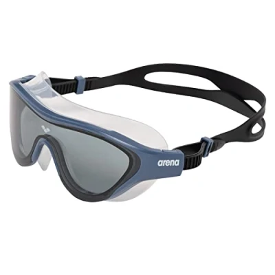 Imagen de Arena The Mask Gafas de natación, Unisex Adult, Smoke Grey_Blue Black, One Size