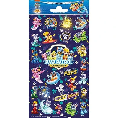 Imagen de Pack de Pegatinas con purpurina Mighty Pups 10x20 cm