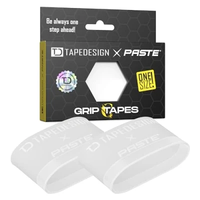 Imagen de TAPEDESIGN Espinilleras Grip Tapes de Silicona, fútbol Hombres Mujeres Transparente Soporte para Calcetines Cinta