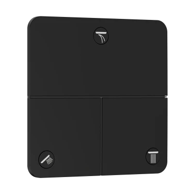 Imagen de hansgrohe ShowerSelect Comfort Q, válvula para instalación empotrada de termostatos Q (3 funciones), negro mate