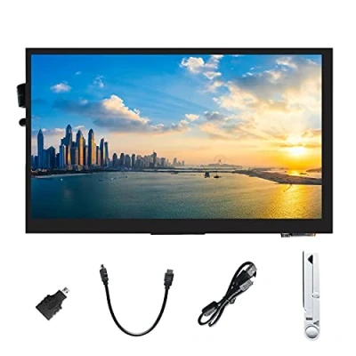Imagen de ingcool Pantalla 7 Pulgadas Táctil Capacitiva Monitor IPS con Resolución 1024x600 Módulo LCD HDMI de 7&quot; para Raspberry Pi, Jetson Nano Developer Kit, PC Compatible Varios Sistemas