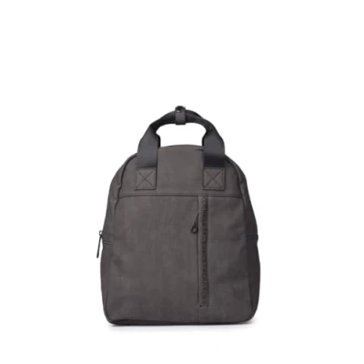 Imagen de KCB Mochila Pequeña Vertical Estilo Moderno y Práctico Gran Capacidad Comodidad Ideal para el Día a Asas Ajustables 100% Vegano Color Negro