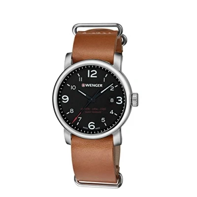 Imagen de Wenger Reloj Analógico para Hombre de Cuarzo con Correa en Cuero 01 1041 136