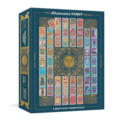 Imagen de The Illuminated Tarot Puzzle: A Meditative 1000 Piece Jigsaw Puzzles for Adults