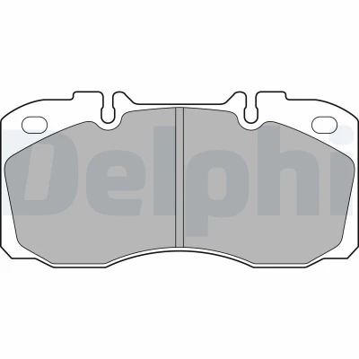 Imagen de DELPHI LP2138 Juego de pastillas freno preparado para indicador desgaste Chapa antichirridos sin accesorios IVECO: DAILY 6 Pritsche/Fahrgestell