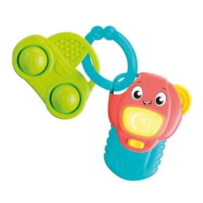 Imagen de Clementoni My First Activity Key Llave interactiva de Juguete, Infancia, Juego Musical electrónico, primeras, Centro Actividades, Luces y Sonidos, niños 3 a 36 Meses, Multicolor (17893)