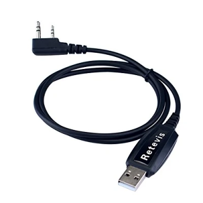 Imagen de Retevis Cable de Programación Compatible con Walkie Talkie RT3 RT3S TYT MD 380 DMR Digital(1 pcs)