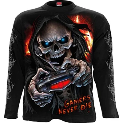 Imagen de Spiral Respawn Camiseta de Manga Larga Negro XXL