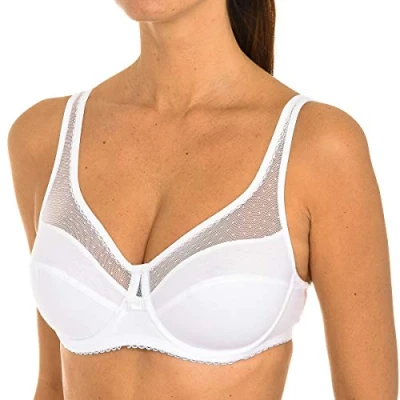 Imagen de DIM Generous Underwire BRA Sujetador con aros, Mujer, Talla: 90B, White