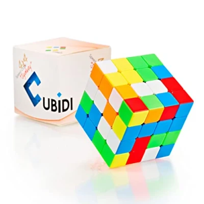 Imagen de CUBIDI Cubo Rubik 4x4 de Mágico 4x4, Velocidad y Calidad Optimizada para Usuarios Avanzados, Sin Pegatinas, Juego Rompecabezas 3D Unisex Adultos, Profesional