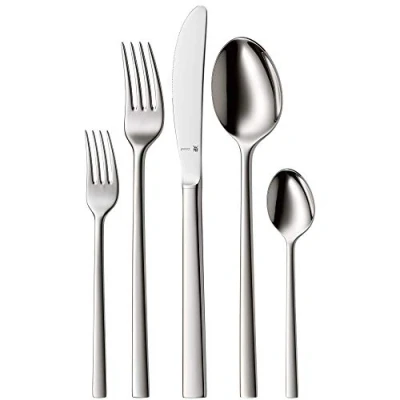 Imagen de WMF Sonic Cubertería, 30 Piezas (6 comensales), cromargan Protect, Color Plateado