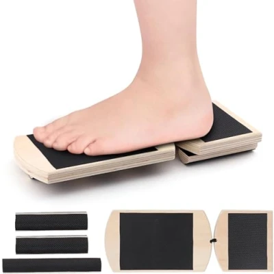 Imagen de JAWEPS Tabla de equilibrio tobillo, entrenador fortalecimiento pie para esguinces ejercicios estabilidad, fisioterapia, fascitis plantar, corrector
