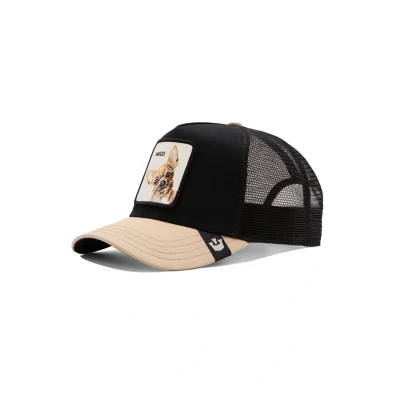 Imagen de Goorin Bros The Amigo Perro Negro Beige Gorra de Camionero Ajustable