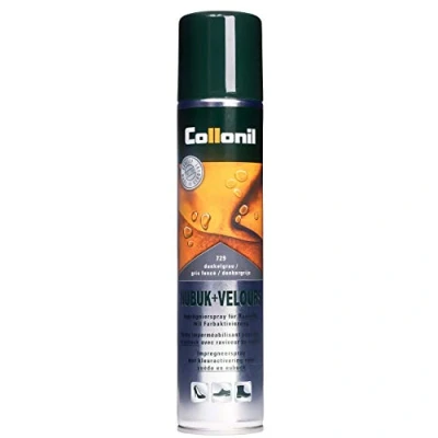 Imagen de Collonil Nubuck + Velours, Producto de Cuidado Zapatos Unisex Adulto, Gris Oscuro, 200 ML
