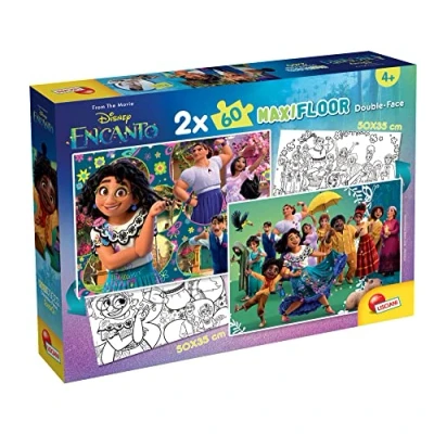 Imagen de Liscianigiochi Disney Puzzle DF Maxifloor 2 x 60 Encanto, Multicolor, Medium (98163)