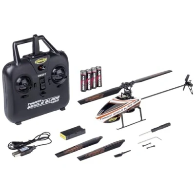 Imagen de Carson 500507170 Tyrann Single Blade 320 2.4GHz 100% RTF Naranja helicóptero por Control Remoto, Robusto (Listo para Volar), RC, con función de despegue y Aterrizaje