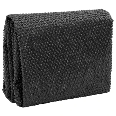 Imagen de vidaXL Cubierta de Piscina Rectangular Portátil Patio Plástico Toldo Protector Funda PE Negro 260x160 cm