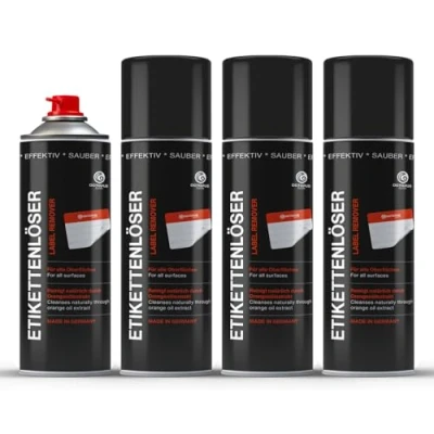 Imagen de Octopus 4x Eliminador de etiquetas adhesivas, quita adhesivos, disolvente pegatinas con el poder del aceite naranja, 200 ml