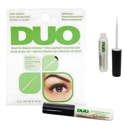 Imagen de Pegamento DUO resistente al agua para pestañas y cejas, inodoro, vegano (5ml)