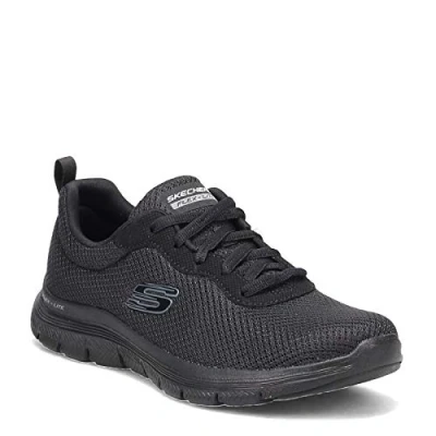 Imagen de Skechers Flex Appeal 4.1, Zapatillas Mujer, Black Mesh Trim, 36.5 EU