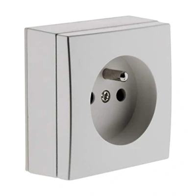 Imagen de Zenitech Tapones de montaje 16a / 2 p t superficie, cromo