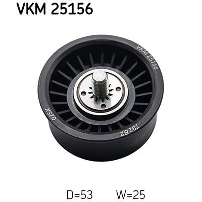 Imagen de SKF VKM 25156 Polea inversión/guía, correa distribución con material de fijación OPEL: Astra G Coupé, Berlina, H Hatchback