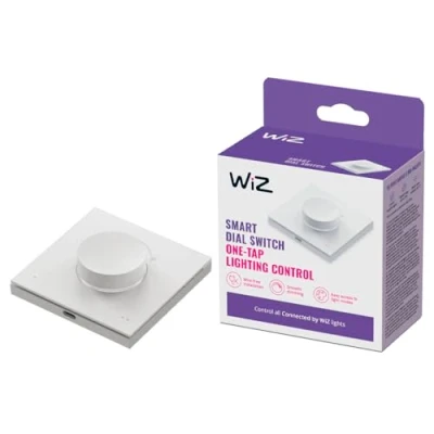 Imagen de WiZ control inteligente Dial Switch portátil, regula intensidad y escenas predefinidas, recargable por USB, luces