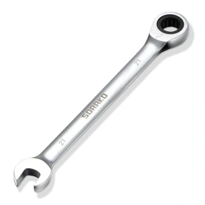 Imagen de SORAKO Llave de carraca 21mm, llaves Combinadas, Herramientas Reparación Del Hogar, Superficie Pulida Galvanizada