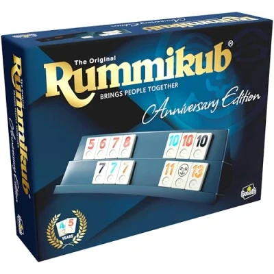 Imagen de GOLIATH RUMMIKUB Edición Aniversario 45 Años Juego de Mesa para Niños y Adultos a Partir 7 Familiar Lujo 2 4 Jugadores Conjunto Completo con 106 Fichas 20 40 Min
