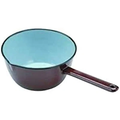 Imagen de IBILI Cazo conico con pico marron, 18 cms, Acero esmaltado, Apto para induccion