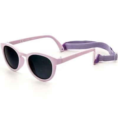 Imagen de Kiddus Gafas de Sol Polarizadas para bebé, niño y niña a partir 0 meses. Filtro Solar UV400. Flexibles, Seguras, Confortables, Resistentes. Colores Lisos…