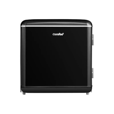Imagen de Comfee&#039; RCD50BL2EURT(E) Mini Refrigerador de una sola puerta, 47L, Diseño Retro, con Compartimento Enfriador, Termostatos Ajustables, Bajo Ruido, Ideal para Hogar y Oficina, Negro