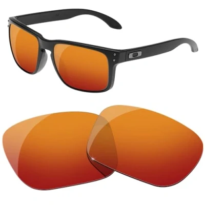 Imagen de HiCycle2 Lentes de repuesto polarizadas para gafas sol Oakley Holbrook XL, múltiples opciones, Red, nothing