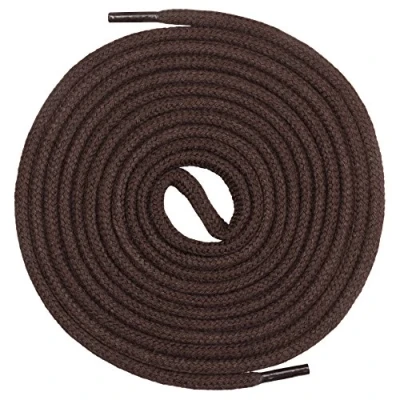 Imagen de Cordones premium Mount Swiss© de 100 % algodón, resistentes, 3 mm a 4 diámetro, longitudes 45 200 cm, Unisex, Ms sb 01, marrón, 75 cm