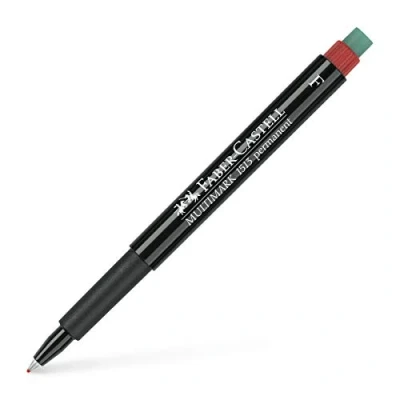 Imagen de Marcador permanente multimark rojo Faber Castell (10 unidades)