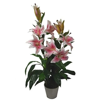 Imagen de Leaf Hoja de orquídea Artificial, Rosa, 90 cm