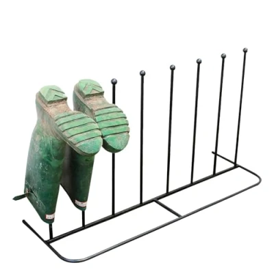 Imagen de Neo Soporte para botas de acero con recubrimiento en polvo negro, 4 pares soportes Wellie.