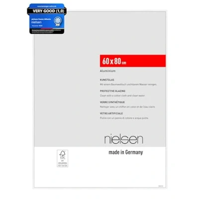 Imagen de nielsen marco de aluminio Atlanta, 60x80 cm, Blanco mate