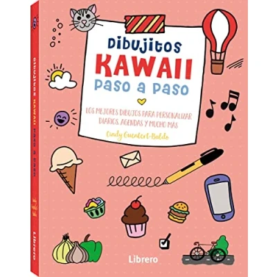 Imagen de Dibujitos Kawaii paso a paso: LOS MEJORES DIBUJOS PARA PERSONALIZAR DIARIOS, AGENDAS Y MUCHO más.: MAS (DIBUJAR PINTAR)