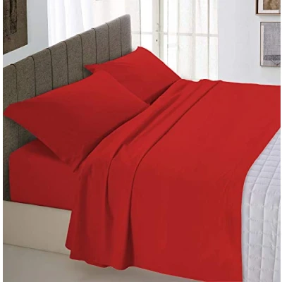 Imagen de Juego MAX Color Ropa de Cama, Rojo, Doble